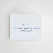 "Riviera" - Savvy Wedding Invitations in Ocean by Kelly Schmidt - FREE Recipient Addressing