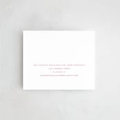 "Everlasting" - Savvy Wedding Invitations in Carnation by Jennifer Postorino - FREE Recipient Addressing