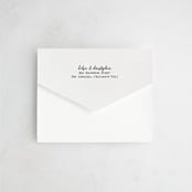 "Botanical Crest" - Savvy Wedding Invitations in Ink by Kelly Watkins - Closed