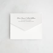 "Dotted Classic" - Savvy Wedding Invitations in Hydrangea by Carolyn MacLaren - Closed