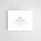"Ornate sketched frame" - Savvy Wedding Invitations in Forest by Jackie Crawford - FREE Recipient Addressing