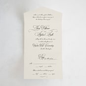 "Old Fashioned" - Savvy Wedding Invitations in Night by Ani Somi - Front Open