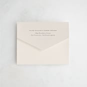 "Edge" - Savvy Wedding Invitations in Linen by Kelly Schmidt - Closed