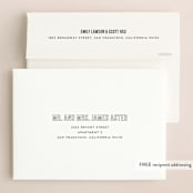"Modern Romantic" - Wedding Announcements in Cloud by Carly Reed Walker - FREE Recipient Addressing