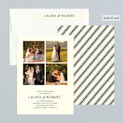 "Moments Captured" - Wedding Announcements in Ivory by Carrie Eckert - Assembled