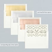 "Moments Captured" - Wedding Announcements in Ivory by Carrie Eckert - Envelope Liner Options