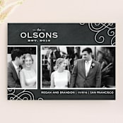 "Slideshow" - Wedding Announcements in Chalkboard by Oscar and Emma - Karly Depew - Front