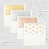"Watercolor Heart" - Wedding Announcements in Sunrise by Sarah Curry - Envelope Liner Options