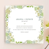 "Fling" - Wedding Announcements in Leaf by Andrea Mentzer - Front