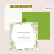 "Fling" - Wedding Announcements in Leaf by Andrea Mentzer - Assembled