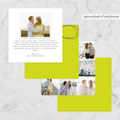 "Infinite" - Wedding Announcements in Bister by Angela Pignataro - Back of Card Options