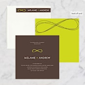 "Infinite" - Wedding Announcements in Bister by Angela Pignataro - Assembled