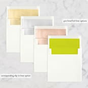 "Infinite" - Wedding Announcements in Bister by Angela Pignataro - Envelope Liner Options