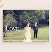 "Nostalgia" - Wedding Announcements in Cotton by Emily Ranneby - Front