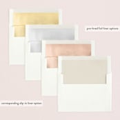 "Nostalgia" - Wedding Announcements in Cotton by Emily Ranneby - Envelope Liner Options