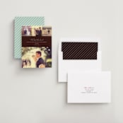 "Chic" - Wedding Announcements in Chocolate by kelli hall - Assembled