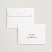 "Chic" - Wedding Announcements in Chocolate by kelli hall - FREE Recipient Addressing