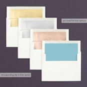 "Modern Geometric" - Wedding Announcements in Sky Blue by Precious Bugarin Design - Envelope Liner Options
