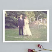 "Belle Memoire   " - Wedding Announcements in Pure White by Helena Seo Design - Front