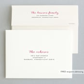 "Belle Memoire   " - Wedding Announcements in Pure White by Helena Seo Design - FREE Recipient Addressing