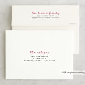 "Modern Joy" - Wedding Announcements in Powder Blue by Annie Clark - FREE Recipient Addressing
