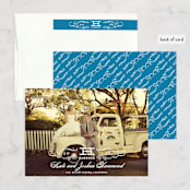 "Vintage" - Wedding Announcements in Cotton by Oscar and Emma - Karly Depew - Assembled
