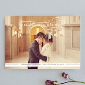 "Gallery Classic" - Wedding Announcements in Ice by Sydney Newsom - Front