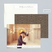 "Gallery Classic" - Wedding Announcements in Ice by Sydney Newsom - Assembled