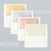 "Gallery Classic" - Wedding Announcements in Ice by Sydney Newsom - Envelope Liner Options