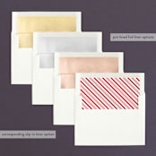"Love & Happiness" - Wedding Announcements in Soft Ruby by Oscar and Emma - Karly Depew - Envelope Liner Options