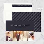 "High Style" - Wedding Announcements in Peacock by kelli hall - Assembled