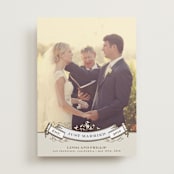 "Celebration" - Wedding Announcements in Mocha by Milkmaid Press - Front