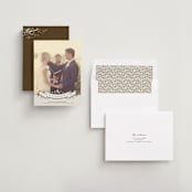 "Celebration" - Wedding Announcements in Mocha by Milkmaid Press - Assembled