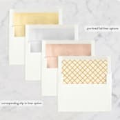 "Oak Tree" - Wedding Announcements in Butterscotch by Annie Clark - Envelope Liner Options