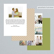 "Complete Love" - Wedding Announcements in Camel by fatfatin - Back of Card Options