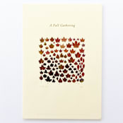 "Albers Leaves #3 Fall Gathering" - Limited Edition Fine Art Print in multicolorassorted-colors by Dana Williamowsky