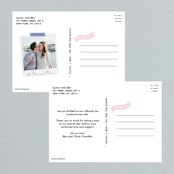 "Destination Love" - Wedding Announcements in Sunshine by fatfatin - Back of Card Options