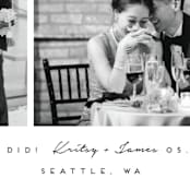 "meant to be" - Wedding Announcements in Tuxedo by Angela Garrick - Detail