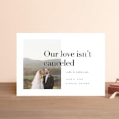 "Frankie" - Wedding Announcements in Ink by Karen Schipper - Front