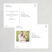 "Do This" - Wedding Announcements in Silk by Olivia Raufman - Back of Card Options