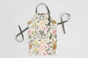 "Folk Butterflies" - Apron in Garden by Morgan Ramberg - Apron without personalization