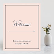 "Chic Gala" - Large Signs in Cotton Candy by Kimberly FitzSimons - Front