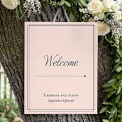 "Chic Gala" - Large Signs in Cotton Candy by Kimberly FitzSimons - In Use