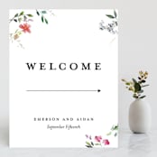 "Spring Wildflowers" - Large Signs in Floral by Mere Paper - Front