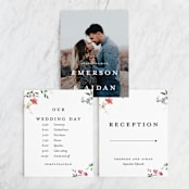 "Spring Wildflowers" - Large Signs in Floral by Mere Paper - Text Layout Options for Large Signs