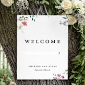 "Spring Wildflowers" - Large Signs in Floral by Mere Paper - In Use