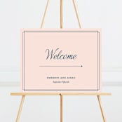 "Chic Gala" - Large Signs in Cotton Candy by Kimberly FitzSimons - Front
