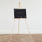 "Greenery Crown" - Large Signs in Navy by Susan Moyal - On Large Standing Easel (sold separately)