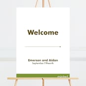 "Portrait" - Large Signs in Mint by Minted - Front