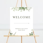 "Verdure" - Large Signs in Garden by Leah Bisch - Front